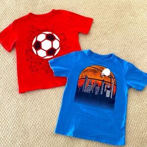 Set of 2 Boys Sports T-shirts